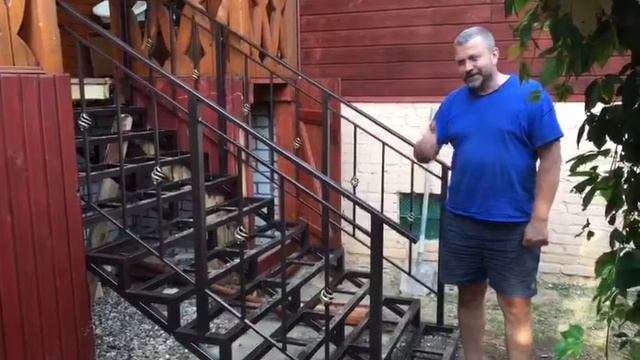 Уличная лестница металлическая Киржач(Отзыв) смотреть онлайн