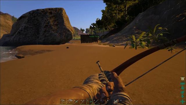 Ark survival evolved - С луком на спинозавра! смотреть онлайн