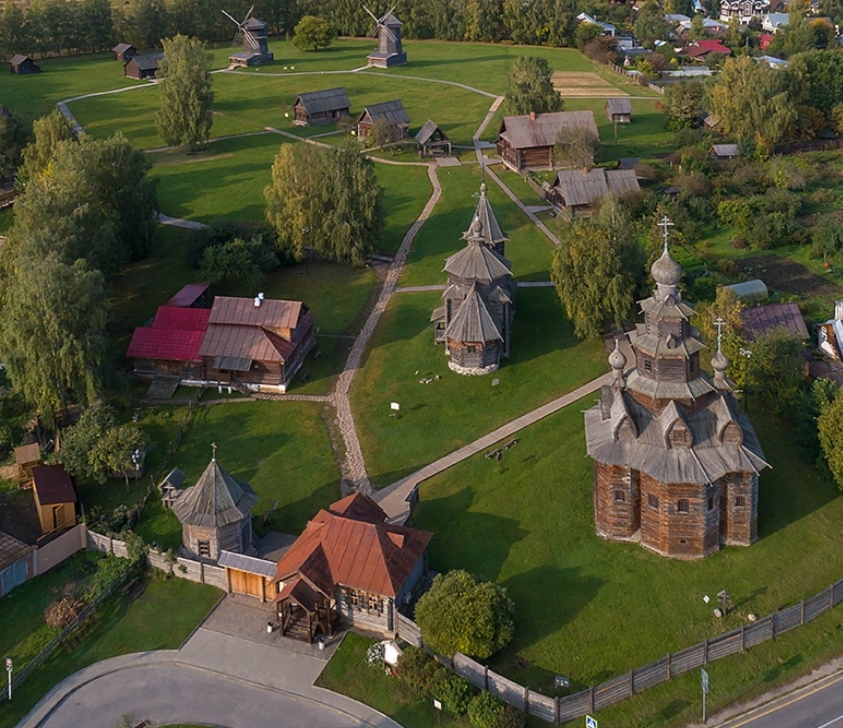 Суздаль.Музей деревянного зодчества. смотреть онлайн