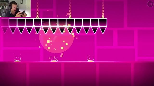 THE IMPOSSIBLE GAME!! (Geometry Dash - Part 1 on iOS/iPhone) смотреть онлайн