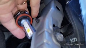 ЛЕД Лампы в  Тоёта Приус + ALPHA в линзованные фары