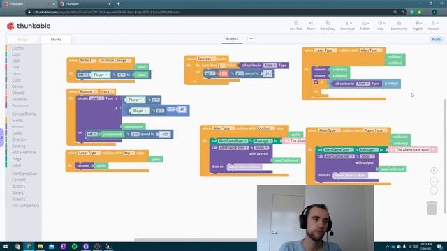 Thunkable Space Invaders - Part 4 Win, Lose and Reset смотреть онлайн