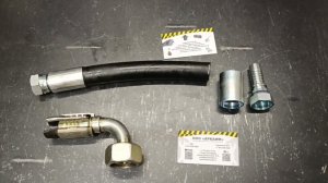 Опрессовка на прессе тяжёлого навивочного гидравлического рукава, с поэтапным разбором