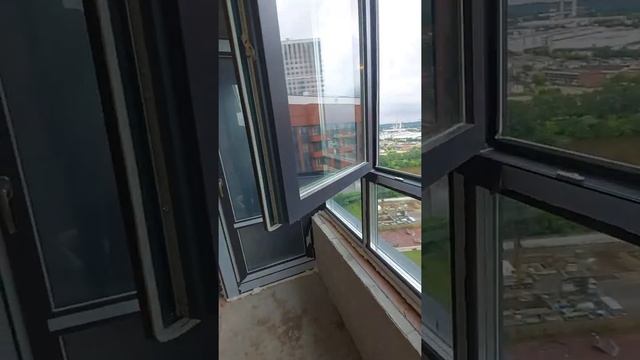 ЖК Сердце Столицы. Замена холодного остекления на теплое.