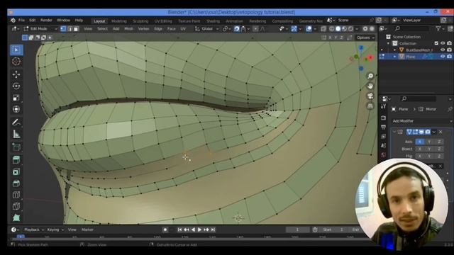 How To Retopologize In Blender | Face Retopology In Blender