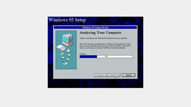 Installing Windows 95 in VirtualBox смотреть онлайн