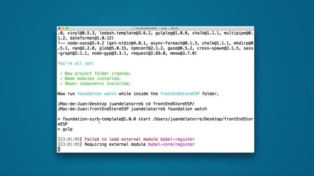 Curso Single Page con Foundation, SASS y Gulp: Creando el Proyecto смотреть онлайн