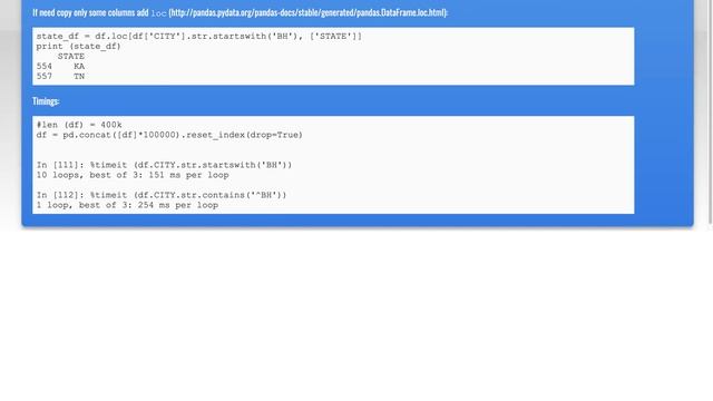 copy some rows from existing pandas dataframe to a new one смотреть онлайн