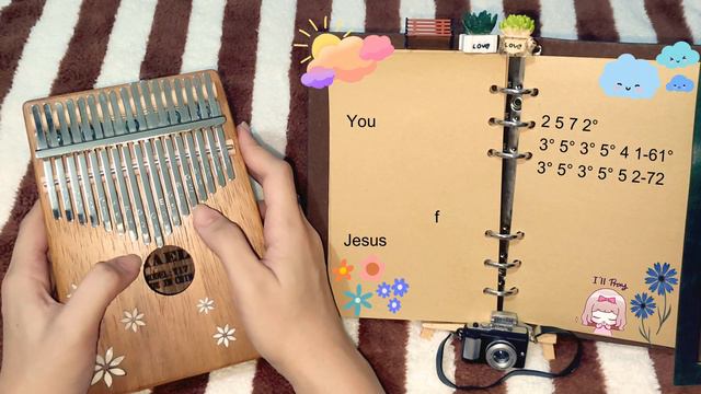 What a Beautiful Name | Hillsong Worship | Kalimba Cover with Tabs and Lyrics смотреть онлайн