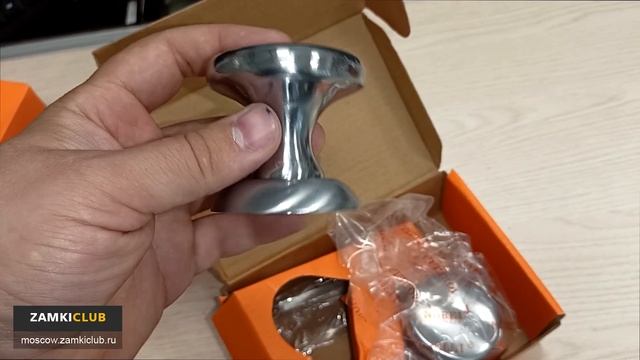 Поворотные круглые ручки Morelli MHR-1 SC матовый хром смотреть онлайн