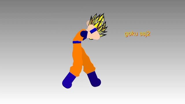 Transformaciones de Goku - Stickman Nodes смотреть онлайн