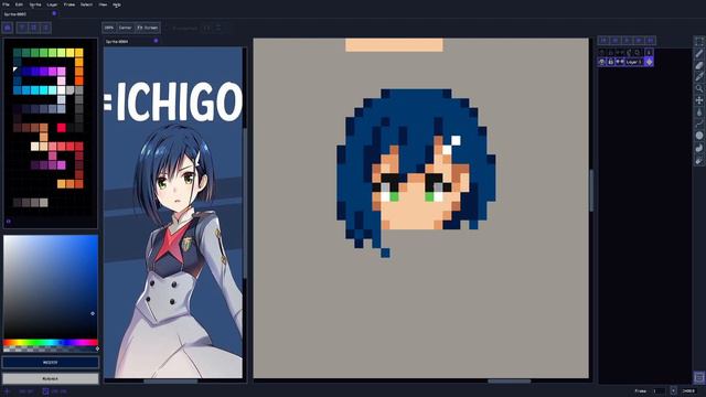 Pixel art Aula 1 - Introdução / Base de rosto / Olhos смотреть онлайн