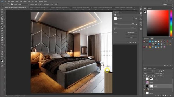Постобработка с рендер элементами в Photoshop