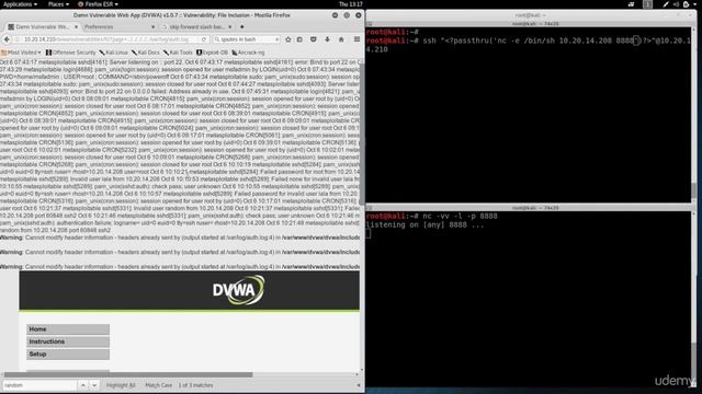 8.3. Gaining Shell Access From LFI Vulnerabilities | Method 2 смотреть онлайн