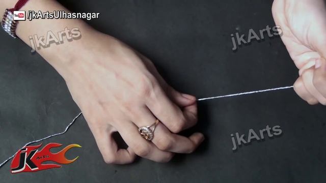 DIY Rose Beads Rakhi for Raksha Bandhan | How to make | JK Arts 611 смотреть онлайн