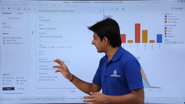 Tableau - Publishing Reports смотреть онлайн
