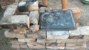 ТАКАЯ ПЕЧЬ ДОЛЖНА СТОЯТЬ В КАЖДОМ САДУ! СОБИРАЕМ УЛИЧНУЮ ПЕЧЬ ЗА ПОЛЧАСА ИЗ БУ КИРПИЧЕЙ