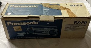 Panasonic Rx-F9 & Rx-C20—Cassette Boombox Radios—Vintage1984-по  1985 -ГОД-ЯПОНИЯ -БУМБОКС