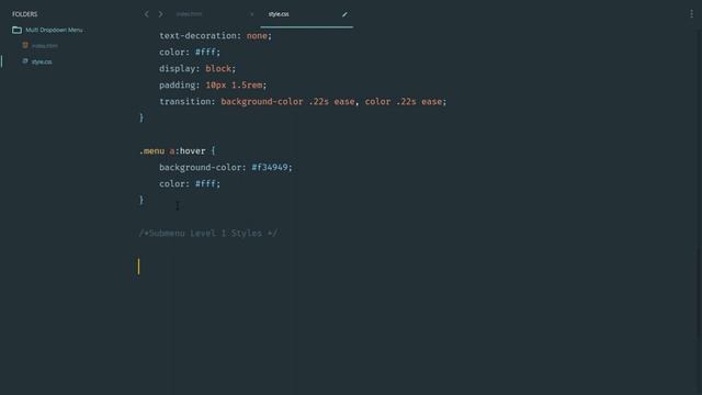 Create Multi Level Dropdown Navigation Menu with HTML & CSS смотреть онлайн