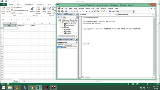 VBA Tutorial for Beginners Part 10 - Variable and Inputbox #VBA #MACRO #BEGINNER смотреть онлайн