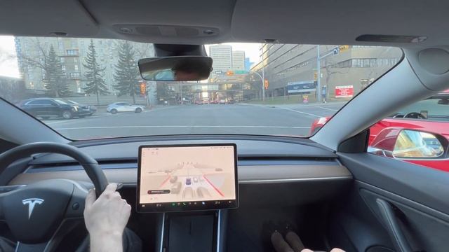 FSD Beta Canada 10.11.1 is here - How does my passenger react? смотреть онлайн