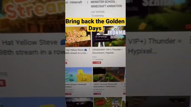 Bring Back the Golden Days of Minecraft… смотреть онлайн