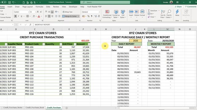 ?HOW TO DESIGN AN AUTOMATED CREDIT PURCHASE BOOK IN EXCEL смотреть онлайн