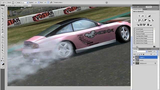 Photoshop Drift smoke tutorial смотреть онлайн