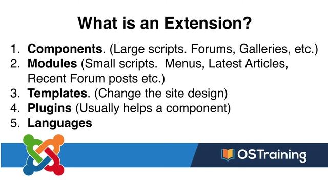 Joomla Beginner Class, Lesson #19: Understanding Joomla Extensions смотреть онлайн