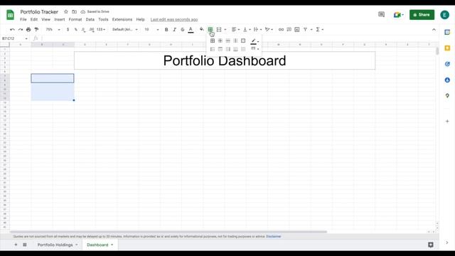 Build Your Own Portfolio Dashboard Tracker in 20 Minutes! (Portfolio Tracker in Google Sheets) смотреть онлайн