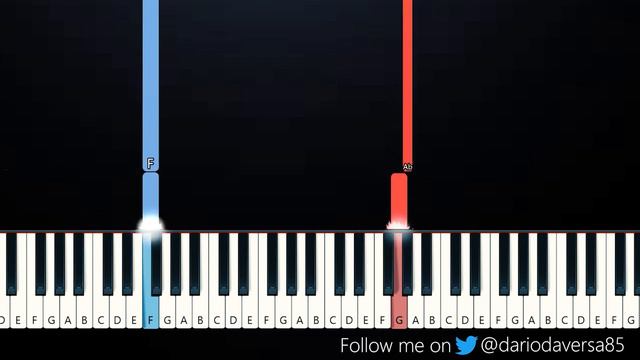 DVRST - CLOSE EYES (SLOW EASY PIANO TUTORIAL) смотреть онлайн