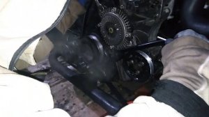 Снимаем помпу audi А6