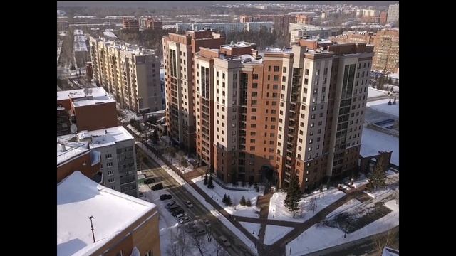 Аэросъемка второго дома в комплексе бизнес-класса "Переулок Бульварный" смотреть онлайн