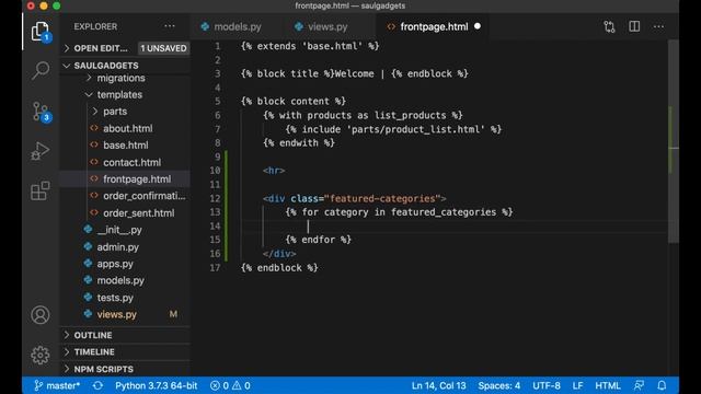 Featured categories - How to build an Ecommerce website using Django 3 and Vue.js - Part 24 смотреть онлайн