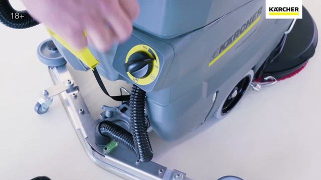 Поломоечная машина Karcher BD 50/50 C Classic – в действии! смотреть онлайн