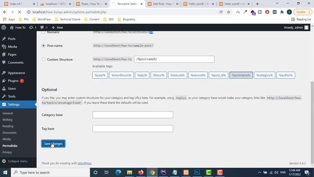 How to change the link structure in WordPress (Hindi/Urdu) смотреть онлайн