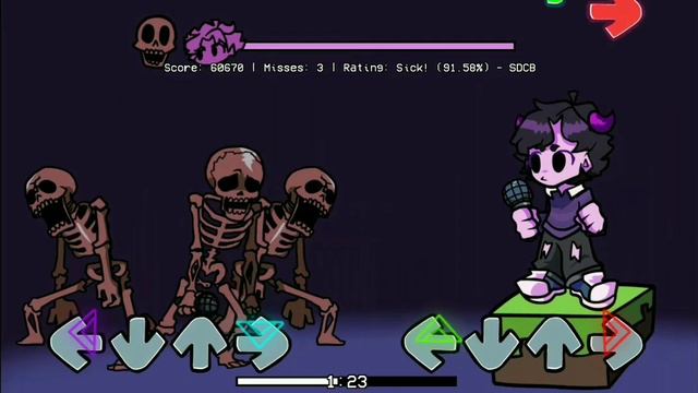 Friday Night Funkin Playable Atrocity Jellybean VS. Skeletons Android FNF