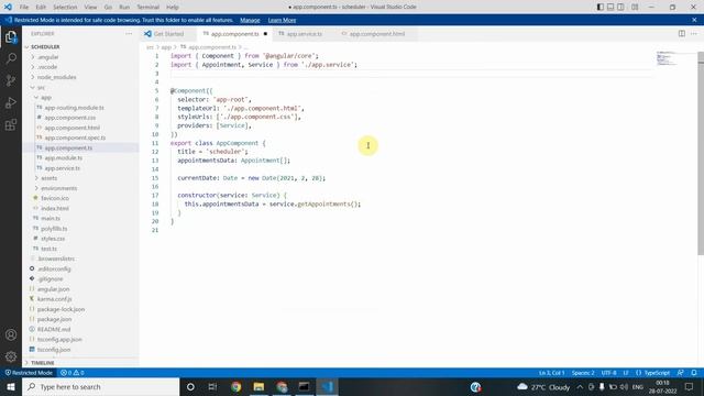 Dev Extreme Scheduler in Angular in Hindi смотреть онлайн