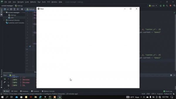 How to use ScreenManager and Screens with Kivy and KivyMD | Python | Kivy | Kivymd |