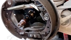 how to replace Rear Brake shoes of chevrolet spark/matiz/joy