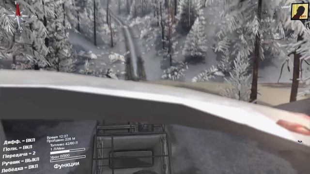 Вытаскиваем автобус уазиком в spintires смотреть онлайн