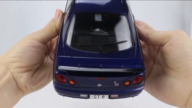 Solido 1:18 Nissan Skyline (R34) GT-R Midnight Purple (S1804303) Diecast car model available now смотреть онлайн