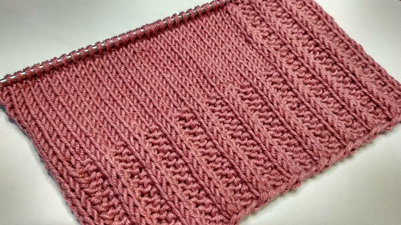 Очень красивая резинка спицами для цельновязаной планки смотреть онлайн