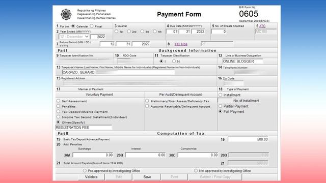 How to File Annual Registration (BIR Form 0605) Online with eBIR Forms and Pay using GCash смотреть онлайн