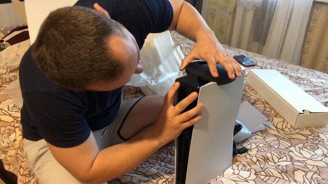 Распаковка и подключения PlayStation 5 ! Сегодня забрал с магазина dns смотреть онлайн