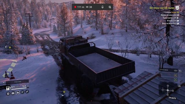 Déblocage du garage de Chernokamensk malgré un léger imprévu - Snowrunner #326 One X смотреть онлайн