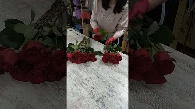 букет из 21 розы