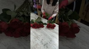 букет из 21 розы