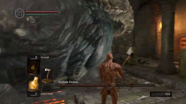 Dark Souls Remastered: No Roll/Parry/Block - Asylum Demon смотреть онлайн