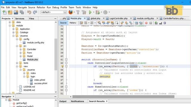 Curso Zend Framework 3 - Módulo 7: Seguridad con Zend Authentication Parte 2 смотреть онлайн